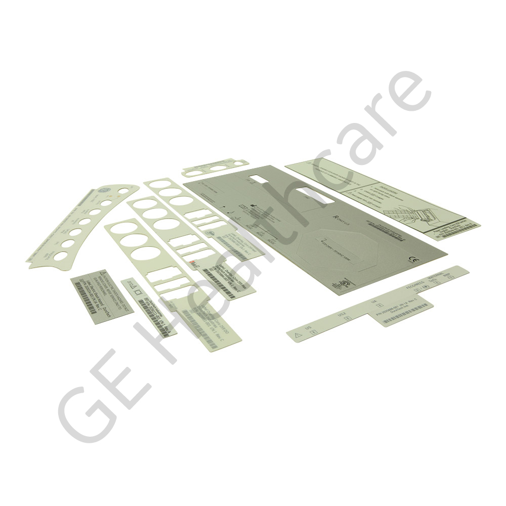 Coro 250CX Labels - English Coro 250CX Labels - English
