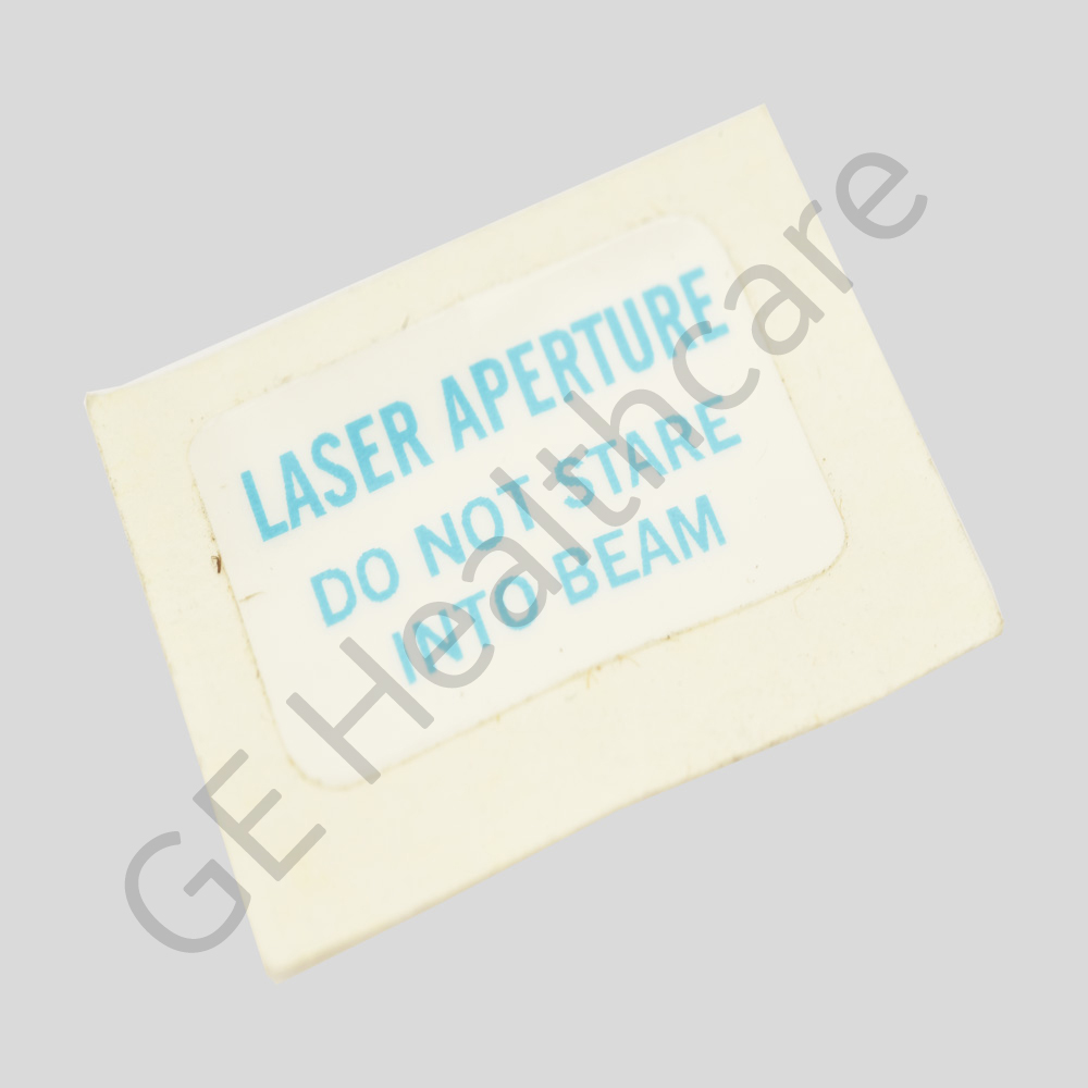 LASER APERTURE, DONT STARE INTO BEAM ADHESIVE BACKED LASER APERTURE, DONT STARE INTO BEAM ADHESIVE BACKED